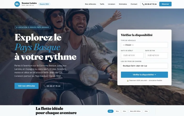 Site Scooter Loisirs